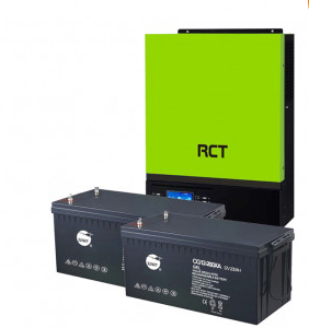 RCT 3kVA 2.4kWh 24V AGM Back-Up Kit